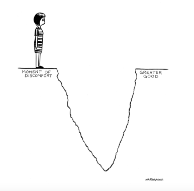 Moment of discomfort